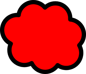 Red Cloud Clip Art - Smoke Cloud Clipart, HD Png Download PNG image with transparent background