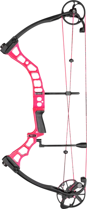 Red Compound Bow PNG Image