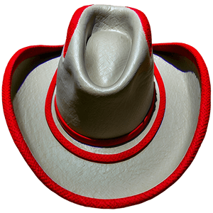 Red Cowboy Hat PNG 04292024 PNG image with transparent background