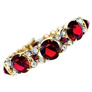 Red Crystal Bracelet Png 73 PNG Image