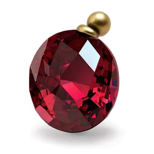 Red Crystal Charm Png 61 PNG Image