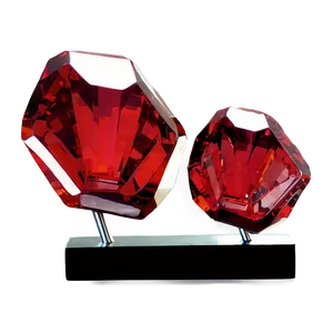 Red Crystal Sculpture Png Wug PNG Image