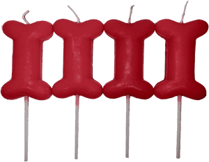 Dog Bone Shape Candle - Produção De Texto Em Sequencia, HD Png Download PNG