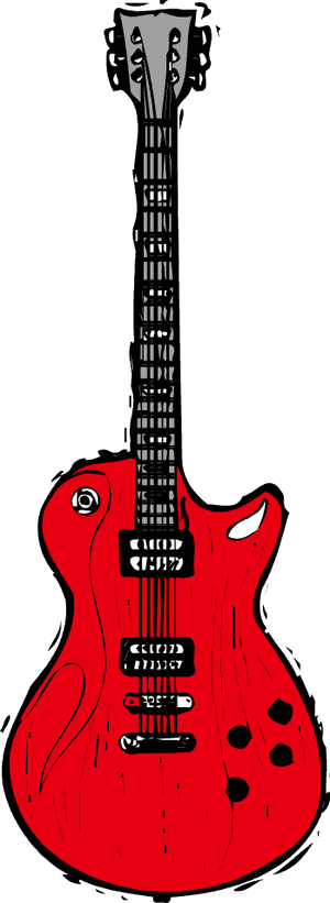 Red Electric Guitar Png Pic - Red Electric Guitar Png, Transparent Png PNG with transparent background