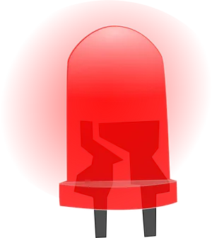 Red Emergency Siren Illustration PNG Image