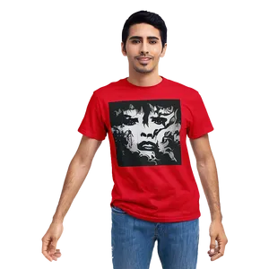 Red Emo Shirt Png Jlm70 PNG Image