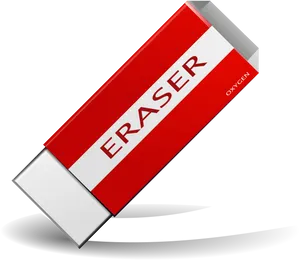 Red Eraser Oxygen Label PNG Image