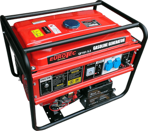 Red Eurotec Gasoline Generator Q F1015.5 PNG image with transparent background