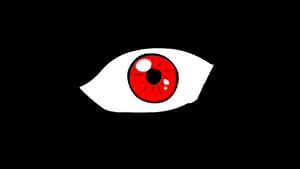 Red Eyed Graphicon Black Background PNG image with transparent background