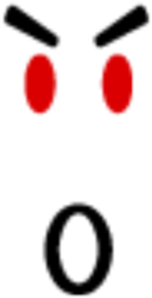 Red Eyed Roblox Face PNG Image