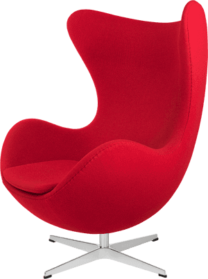 Egg Chair Red Fabric - Egg, HD Png Download PNG image with transparent background