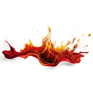 Red Fire Abstract Splash Png 72 PNG Image