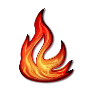 Red Fire Emoji Clipart PNG 05042024 PNG image with transparent background