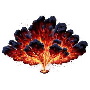 Red Fire Explosion Art Png Txs79 PNG Image