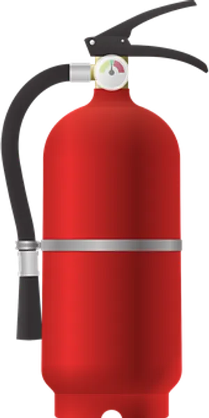 Red Fire Extinguisher Illustration PNG Image