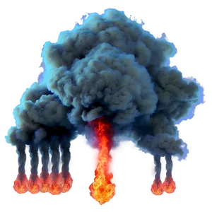 Red Fire Smoke Effect Png Eht PNG Image