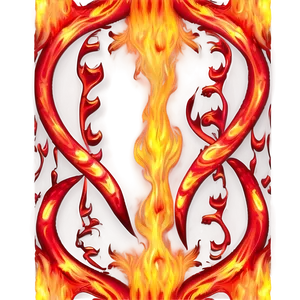 Red Fire Swirl Pattern Png Biu81 PNG Image