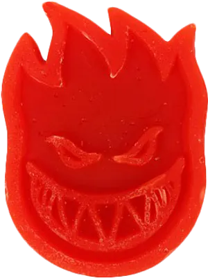 Red Flame Emoticon PNG Image