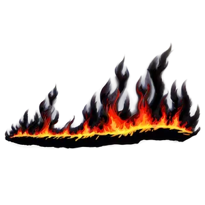 Red Flames A PNG Image