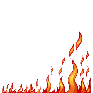 Red Flames Outline Png Syd36 PNG Image