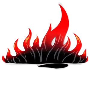 Red Flames Sketch Png 45 PNG Image