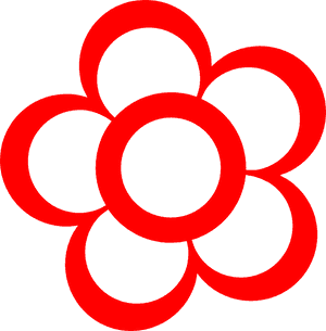 Free Red White Cliparts, Download Free Clip Art, Free - Outline Flower Clipart Black And White, HD Png Download PNG image with transparent background