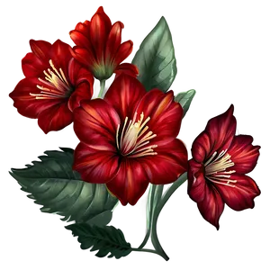 Red Flowers Wallpaper Png Vnf PNG Image