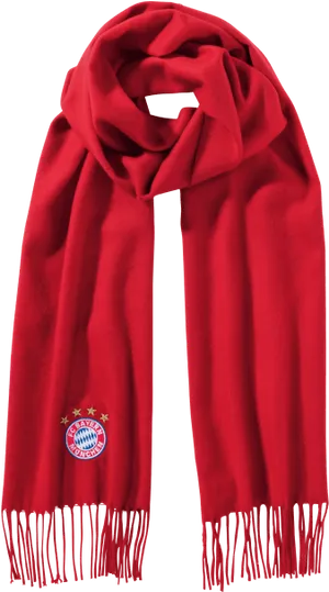 Red Football Club Scarf PNG Image