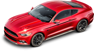 Red Ford Mustang Gt Car Png Image - 2016 Mustang California Special Custom, Transparent Png PNG image with transparent background