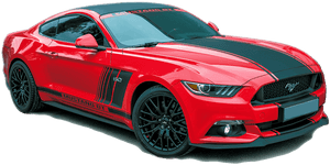 Red Ford Mustang Png Free Download - Ford Mustang Gt Png, Transparent Png PNG image with transparent background