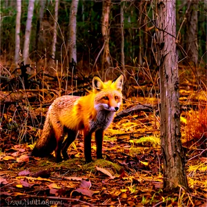 Red Fox Habitat Png 06242024 PNG Image