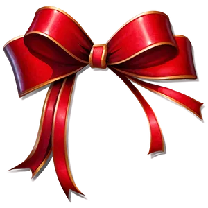 Red Gift Bow Png Qly PNG Image