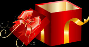 Transparent Christmas Present Png - Opened Gift Box Png, Png Download PNG image with transparent background