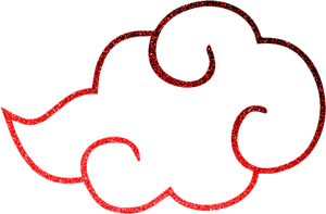 Image Of Akski Cloud - Akatsuki Cloud Black And White, HD Png Download PNG