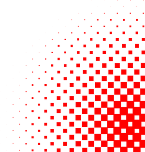 Red Halftone Gradient Pattern PNG Image