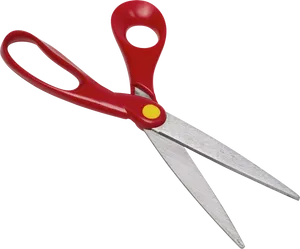 Red Handled Scissors PNG Image