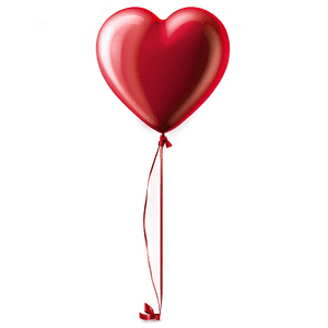 Red Heart Balloon PNG qov PNG