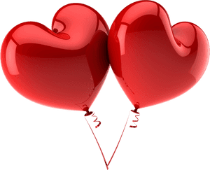 Photography Clipart Day - Heart Shaped Balloons Png, Transparent Png PNG image with transparent background