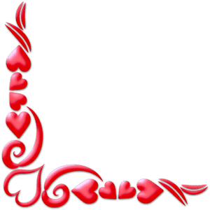Valentine Corner Border With Corners 3 My Blog - Heart Corner Border Png, Transparent Png PNG