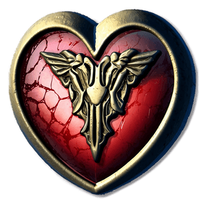 Red Heart Emblem PNG 05252024 PNG