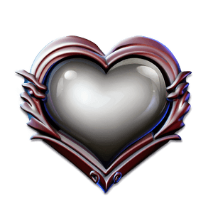 Red Heart Emblem PNG chq PNG