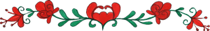 Border Flower Line Png, Transparent Png PNG