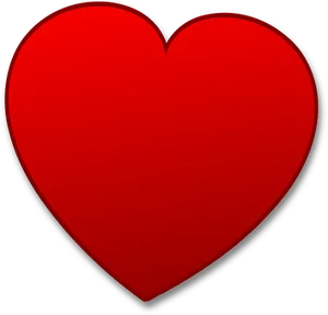 Red Heart Graphic PNG Image