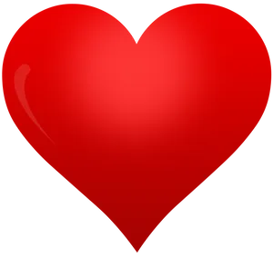 Red Heart Graphic PNG Image