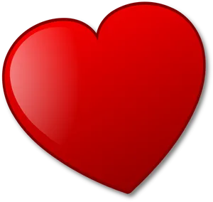 Red Heart Graphic PNG Image