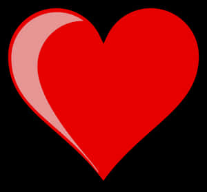Red Heart Graphic PNG image with transparent background