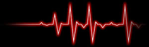 Red Heartbeat Electrocardiogram PNG image with transparent background