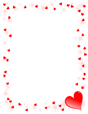 Clip Art Techflourish Collections And Pink - Heart Clipart Border, HD Png Download PNG