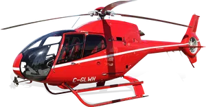 Red Helicopter Black Background PNG Image