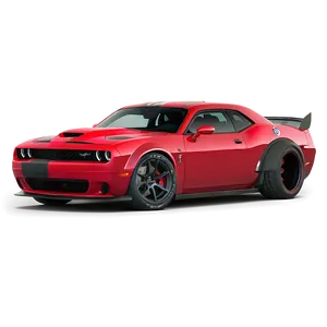 Red Hellcat Vehicle Png Iiv75 PNG Image